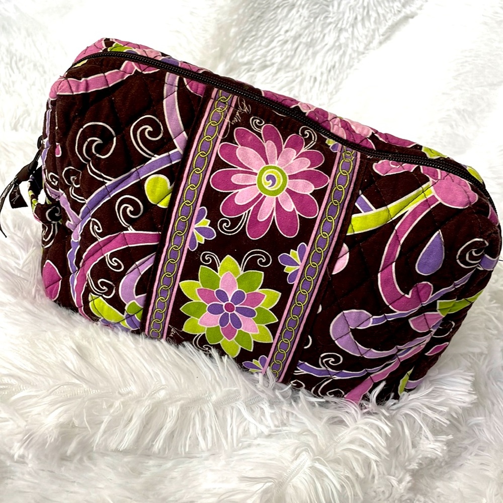 Vera Bradley SMALL RETIRED Lined Bag Purple Punch